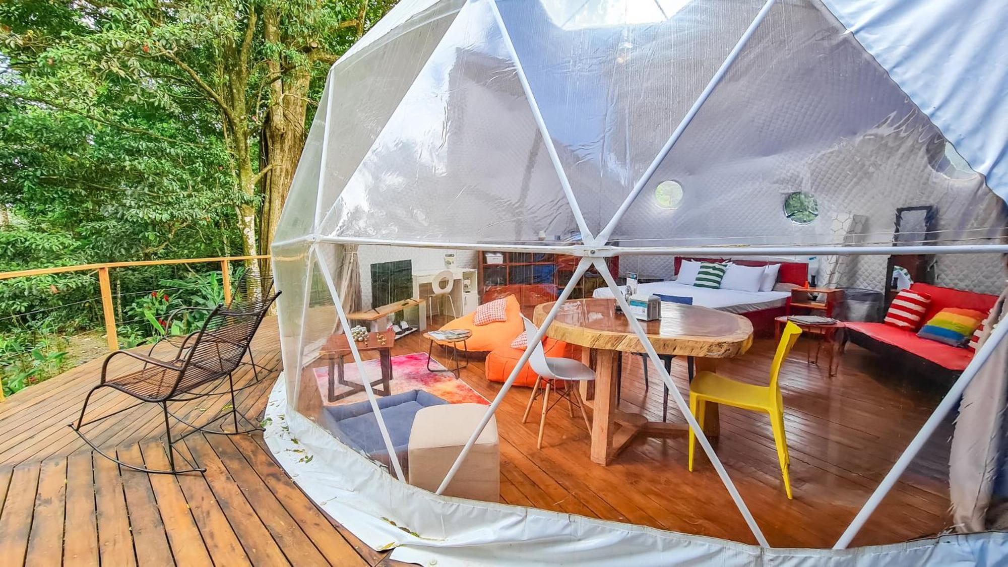 Bitzu Dome-Bijagua Riverside Glamping 외부 사진